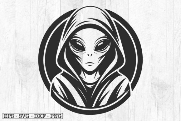 Download Alien SVG File for T-Shirt Design - Svg Collection