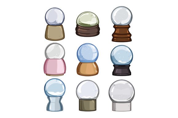 Download Snow Ball Set Cartoon Vector Illustratio - Cartoon Collection