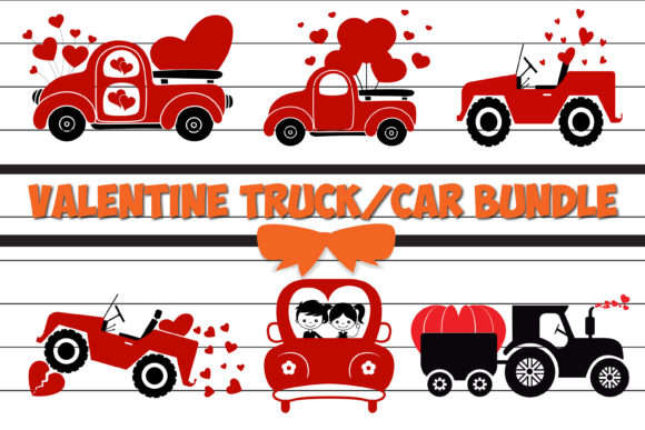 Download Valentine Truck, Car Bundle/ Valentines - Car bundle Collection