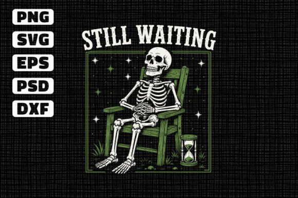Download Still Waiting Skeleton Hourglass SVG - Svg Collection